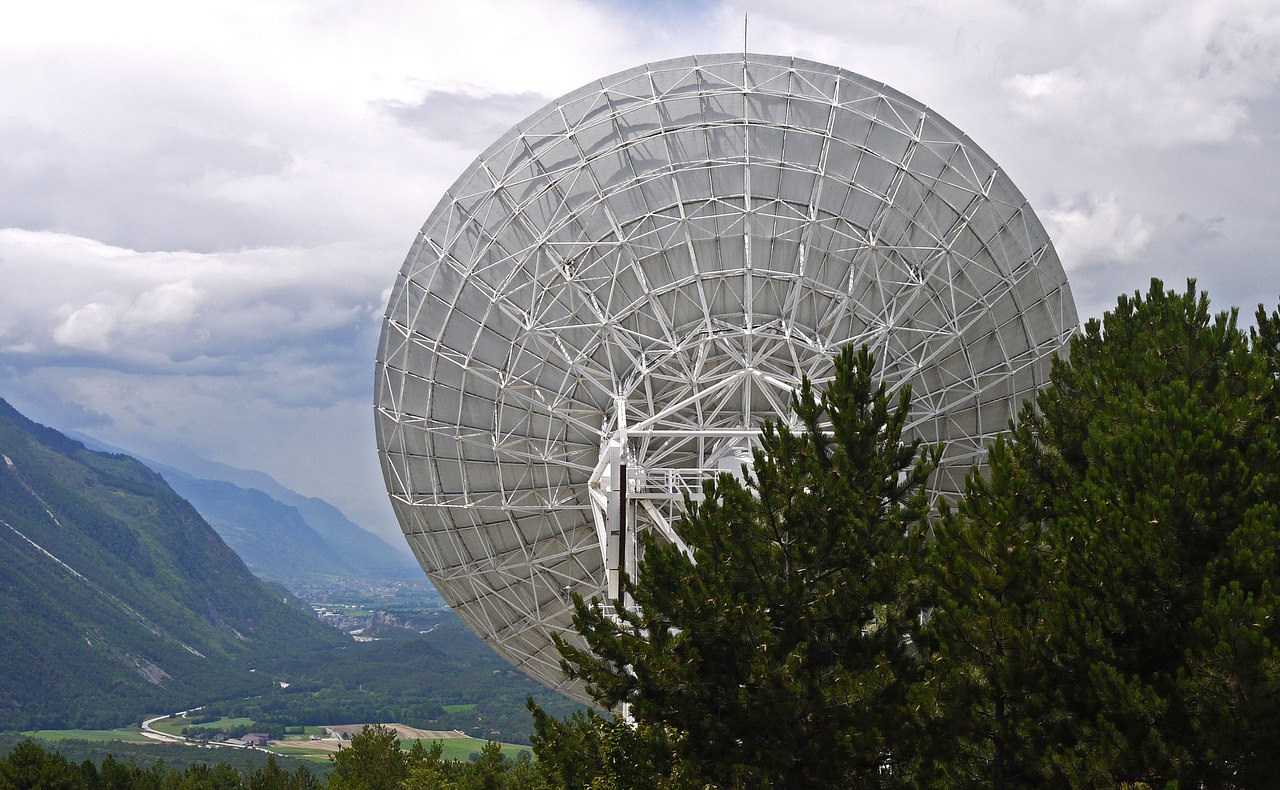 radio telescope, satellitenbeoabachtung, switzerland